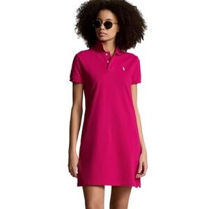 Ralph Lauren Sport Pink Polo Dress Size Large